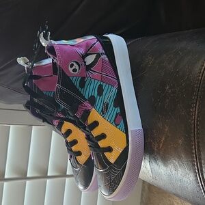 Disney Black and Yellow High-Top Sneakers